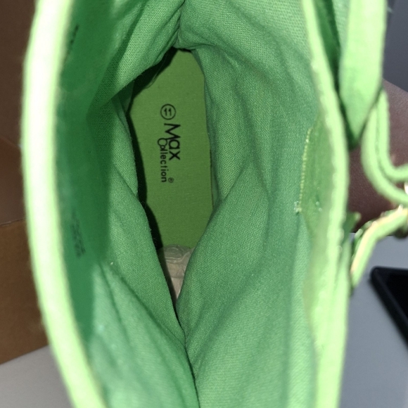 Boots green Funky unique mid shaft boots bootie size 11 nwot - Picture 11 of 16